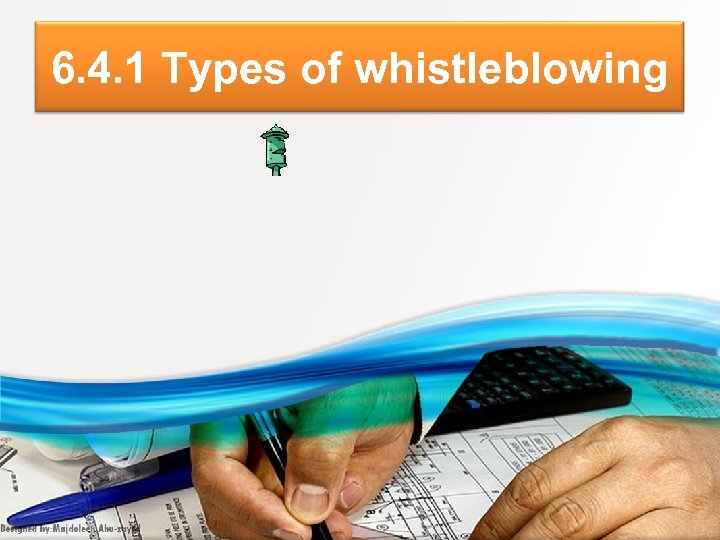 6. 4. 1 Types of whistleblowing 