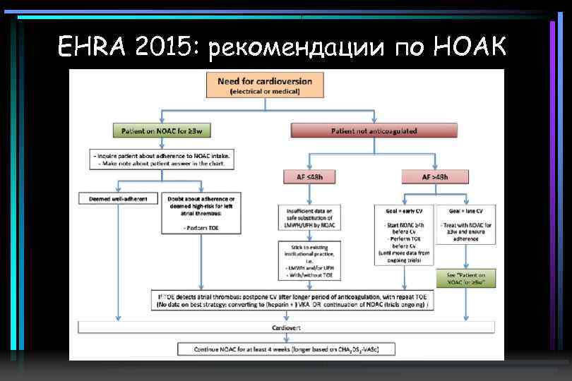 EHRA 2015: рекомендации по НОАК 