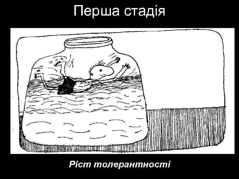 Перша стадія Ріст толерантності 