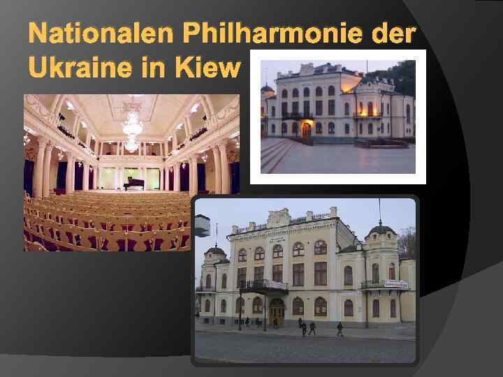 Nationalen Philharmonie der Ukraine in Kiew 