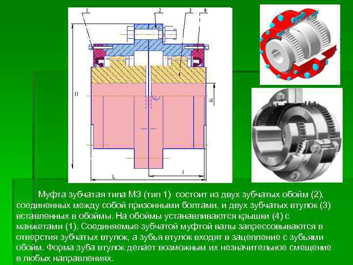 Муфта зубчатая 1