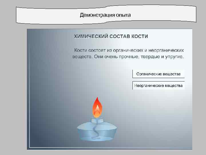 Демонстрация опыта 