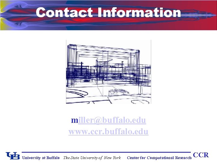 Contact Information miller@buffalo. edu www. ccr. buffalo. edu University at Buffalo The State University