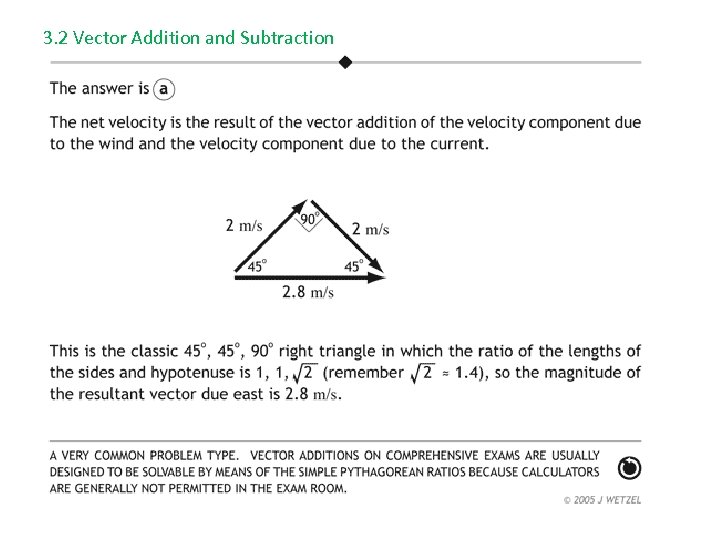 3. 2 Vector Addition and Subtraction 