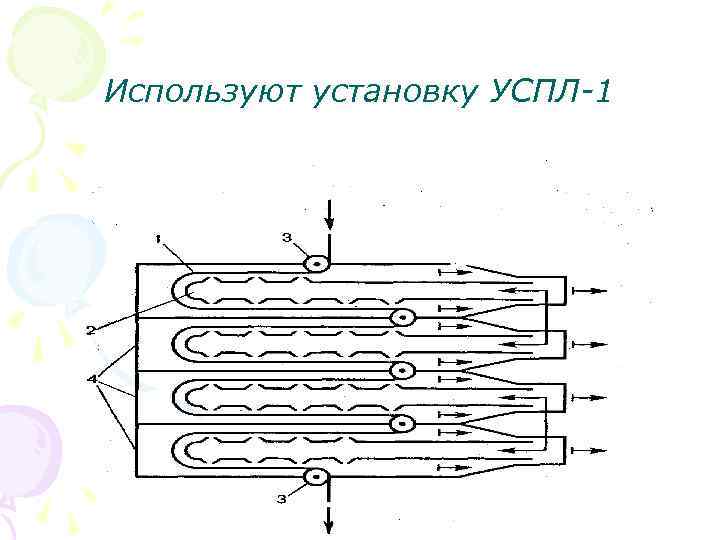 Используют установку УСПЛ-1 