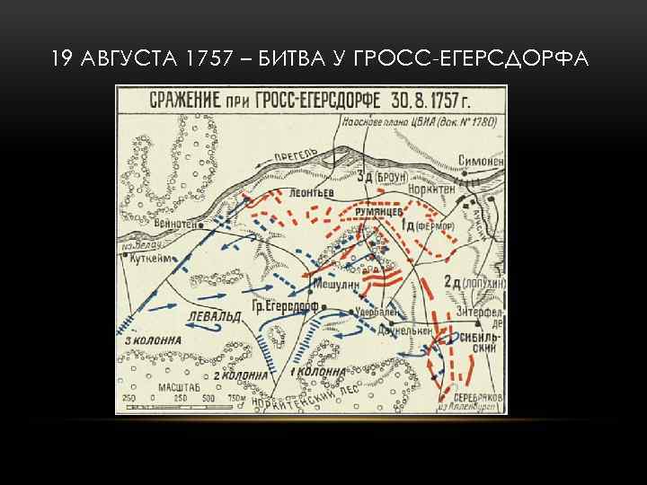 19 АВГУСТА 1757 – БИТВА У ГРОСС ЕГЕРСДОРФА 