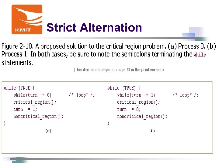 Strict Alternation 19 陳鍾誠 - 2018/3/15 