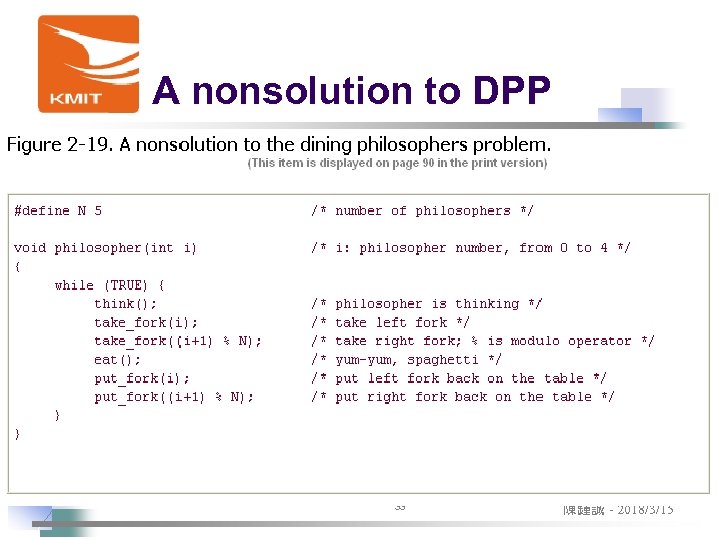 A nonsolution to DPP 33 陳鍾誠 - 2018/3/15 