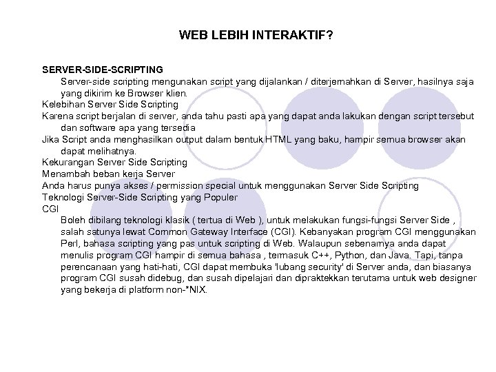 Kriteria Sebuah Web Site yang Baik Apa saja