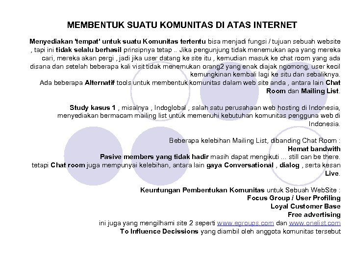 Kriteria Sebuah Web Site yang Baik Apa saja