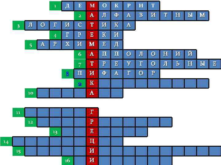 1 Л М О К Р И Т А Л Ф А В И