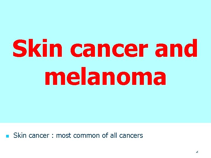 Melanoma and skin cancers vs Image Processing