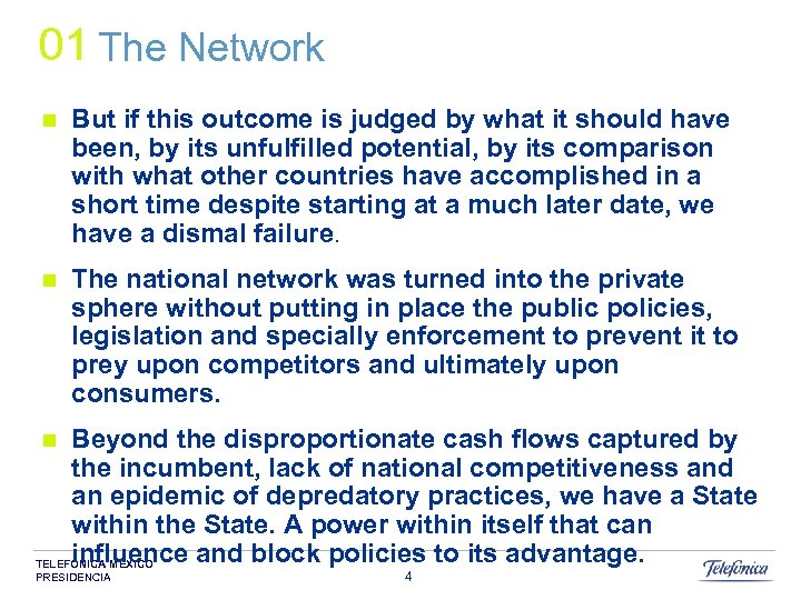 01 The Network n But if this outcome is judged by what it should