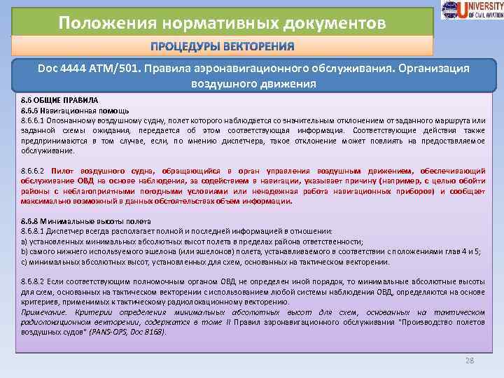 План полета предоставляется в орган обслуживания воздушного движения овд