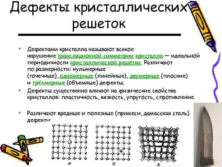 Дефектом называется. Линейные дефекты кристаллической решетки материаловедение. Дефекты кристалической решётки. Дефекты кристаллической решетки точечные линейные объемные. Дефекты кристаллической решетки материаловедение.