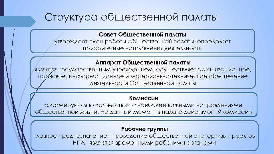 Структура общ