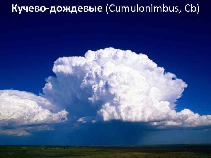 Кучево-дождевые (Cumulonimbus, Cb) 