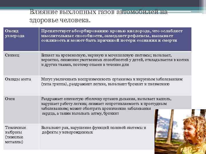 Реферат: Влияние выхлопных газов автомобилей на размер прироста, биомассу и жизнеспособность пыльцы хвойных растений