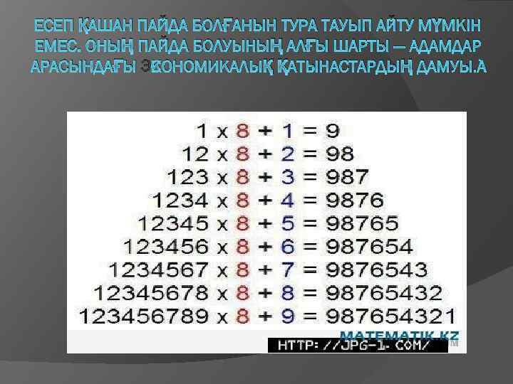 ЕСЕП ҚАШАН ПАЙДА БОЛҒАНЫН ТУРА ТАУЫП АЙТУ МҮМКІН ЕМЕС. ОНЫҢ ПАЙДА БОЛУЫНЫҢ АЛҒЫ ШАРТЫ