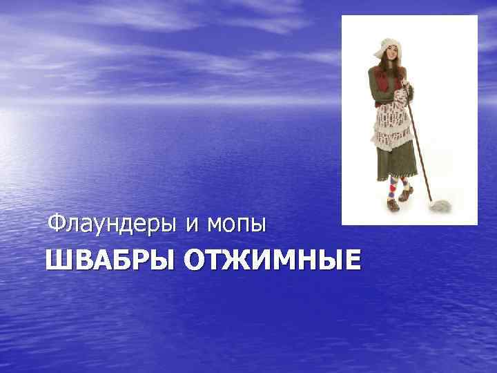  Флаундеры и мопы ШВАБРЫ ОТЖИМНЫЕ 