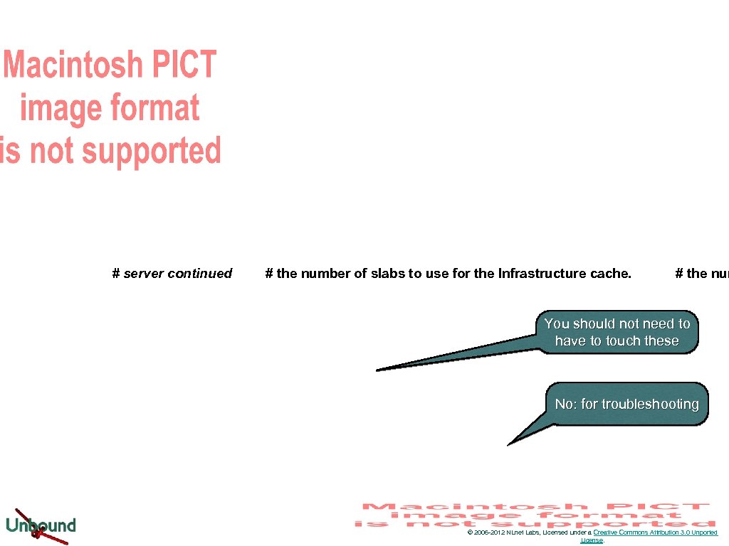 # server continued # the number of slabs to use for the Infrastructure cache.