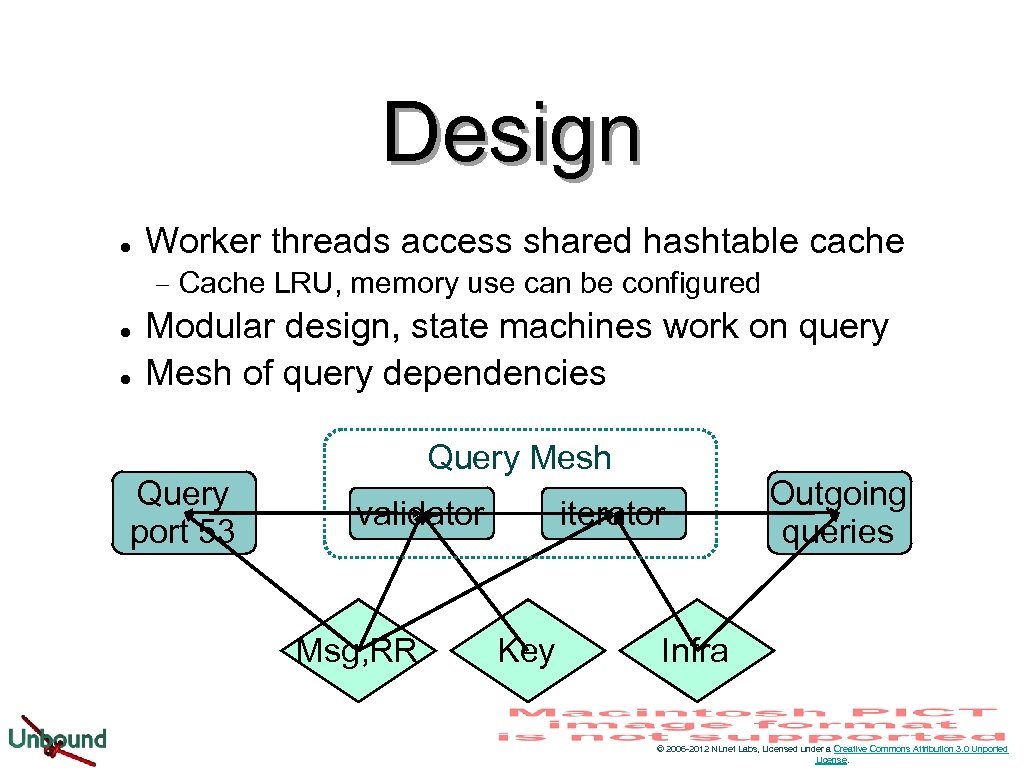 Design l Worker threads access shared hashtable cache − l l Cache LRU, memory