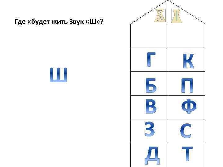 Где «будет жить Звук «Ш» ? 