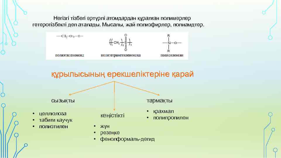 Полимерлер туралы презентация