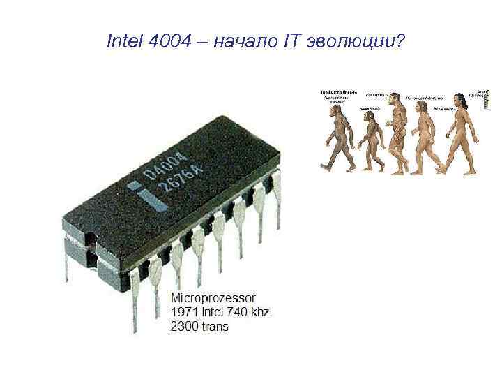 Intel 4004 – начало IT эволюции? 