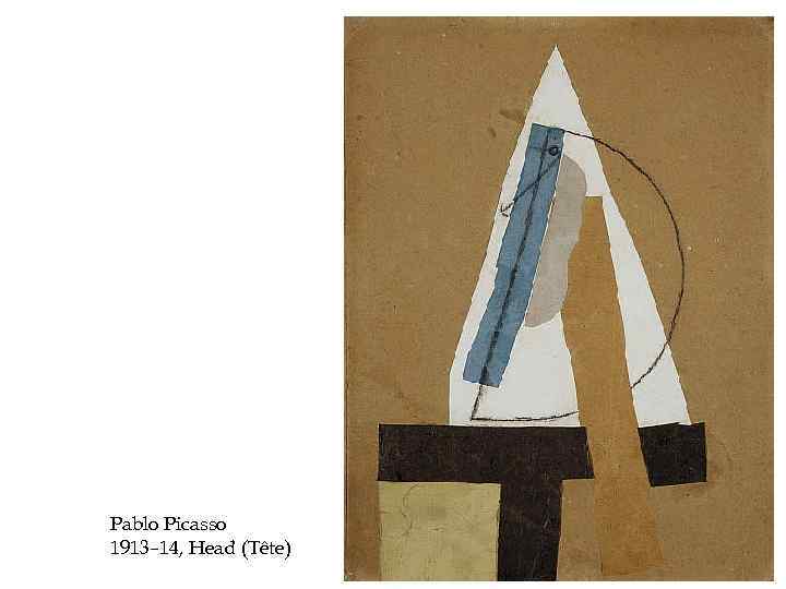 Pablo Picasso 1913– 14, Head (Tête) 