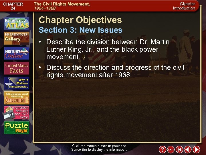 Chapter Objectives Section 3: New Issues • Describe the division between Dr. Martin Luther