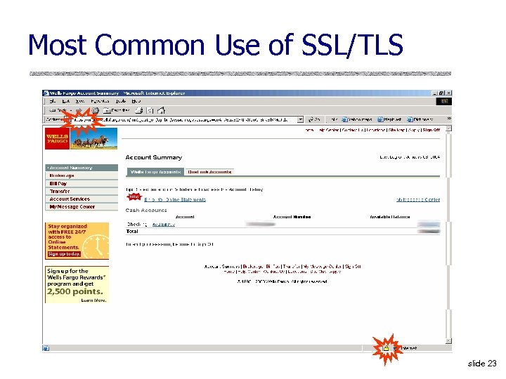 Most Common Use of SSL/TLS slide 23 