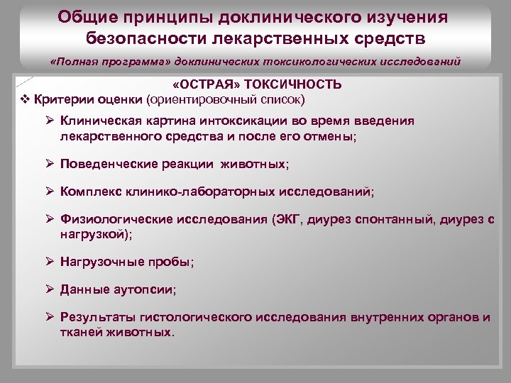 Дизайн методики доклинического изучения местноанестезирующего средства по схеме