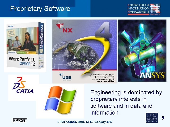 Proprietary Software Engineering is dominated by proprietary interests in software and in data and