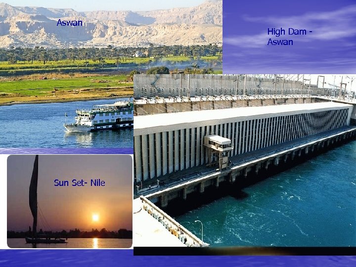 Aswan Sun Set- Nile High Dam Aswan 