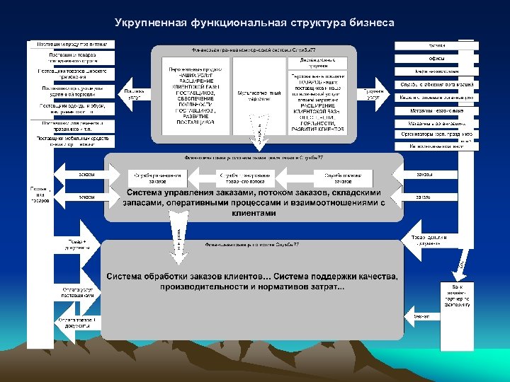 Укрупненная функциональная структура бизнеса 