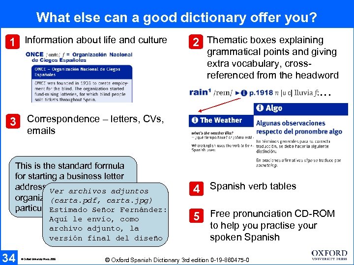 What else can a good dictionary offer you? 1 Information about life and culture