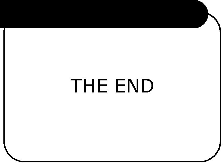 THE END 