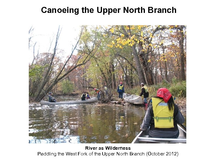 Canoeing the Upper North Branch River as Wilderness Paddling the West Fork of the