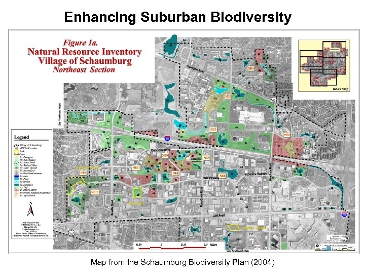 Enhancing Suburban Biodiversity Map from the Schaumburg Biodiversity Plan (2004) 