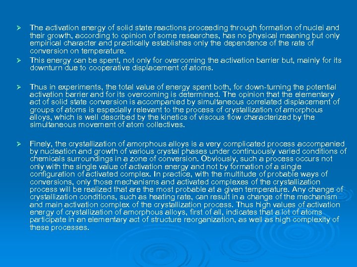 The activation energy of solid state reactions proceeding through formation of nuclei and their