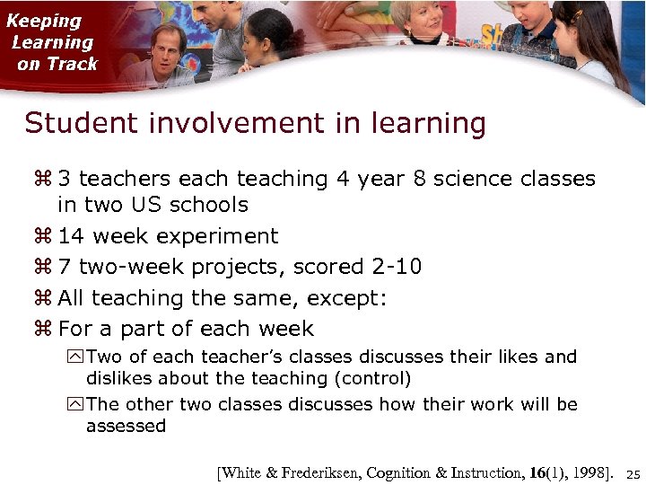 Student involvement in learning 3 teachers each teaching 4 year 8 science classes in