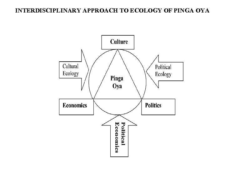 INTERDISCIPLINARY APPROACH TO ECOLOGY OF PINGA OYA 