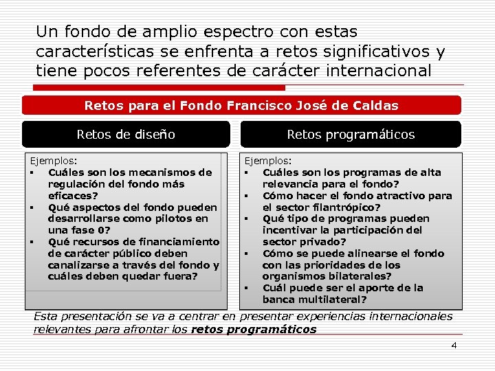 Un fondo de amplio espectro con estas características se enfrenta a retos significativos y
