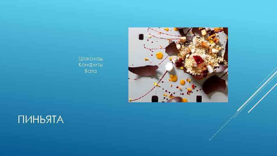 Шоколад Конфеты Вата ПИНЬЯТА 