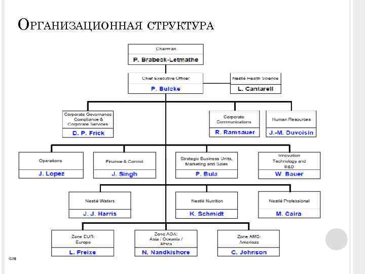 Структура клининговой компании организационная схема