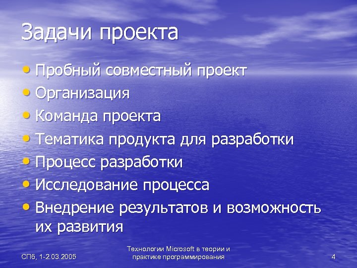 Насколько разработана тематика проекта