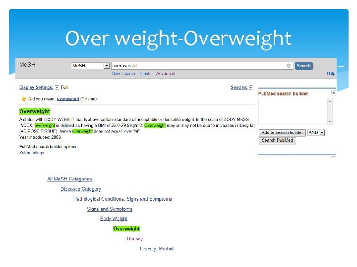 Over weight-Overweight 