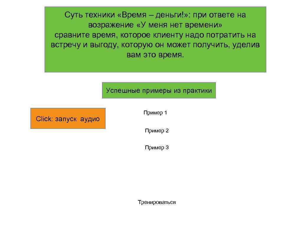 Образование варианты ответов. Возражение у меня нет времени. Ответ на возражение нет времени. Ответ на возражение у меня нет времени. Отработка возражения у меня нет времени.