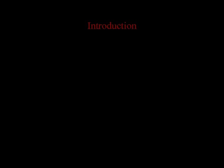 Introduction • Industries have very different structures – numbers and size distributions of firms